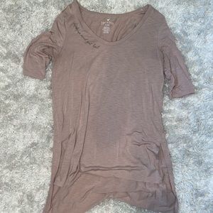 Blush Soft Short Sleeve American Eagle Shirt